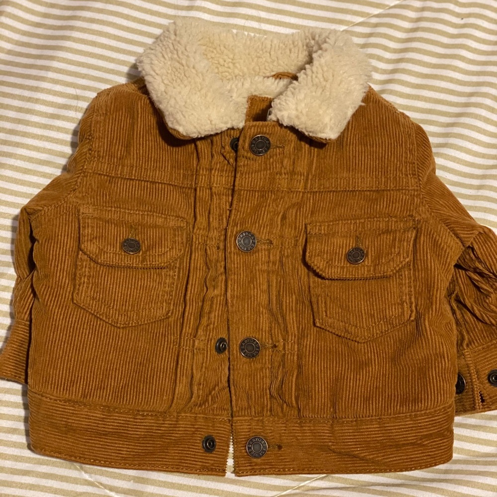Shearling corduroy jacket